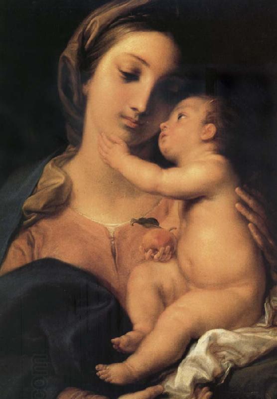 Pompeo Batoni The Madonna and the Nino China oil painting art